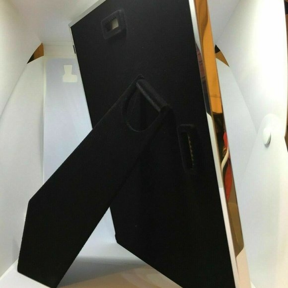 Sweet Memories ~Silver Plated Standard Metal 6 Opening Picture Frame ~10"x 8.25" - Picture 5 of 7